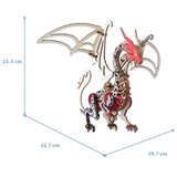 3d drvena slagalica - Leteći zmaj