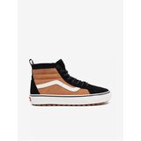 Vans Brown-Black Mens Ankle Leather Sneakers UA SK8-Hi Mte-1 - Men | shoptok.hr