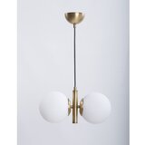 Squid Lighting bela/v zlati barvi viseča svetilka s steklenim senčnikom ø 15 cm monera – Cene
