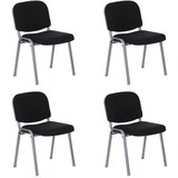 MID.YOU Set Konferenčnih Stolov Xt 600, Črna, Srebrna, 4-Delni | Shoptok.si
