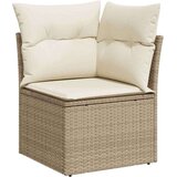 vidaXL 10-dijelni set vrtnih sofa s jastucima bež od poliratana | shoptok.hr