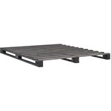  Za krevet od paleta od masivne borovine sivi 160 x 200 cm | shoptok.hr