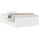  Krevet s madracem i skladištem Bijelo 120 x 200 cm Lažna koža | shoptok.hr