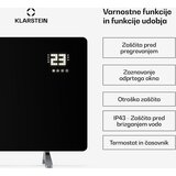 Klarstein Wonderglass infrardeča plošča | 720 W | 15 m² | Moderna steklena zasnova | 120 cm x 68 cm | Shoptok.si