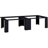  Pedestal za pralni stroj 2 pcs Črna 64 x 55 x 32.5 cm Jeklo, (5000111096) | Shoptok.si