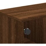  Stolić za kavu sa staklenim vratima boja hrasta 68,5x50x50 cm | Eponuda.com