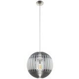Eglo 63256 - Luster na sajli OLMERO PRO 1xE27/60W/230V prečnik 40 cm siva/bela | Eponuda.com