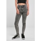 Urban Classics Women's Skinny High Waisted Jeans - Black | shoptok.hr