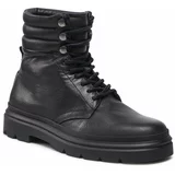 Calvin Klein Pohodni čevlji Combat Boot Pb Lh HM0HM00667 Pvh Black BEH