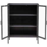 Premier Housewares Siva jeklena vitrina 80x102x40 cm Acier – | Shoptok.si