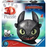 Ravensburger Puzzle - 3D Puzzle - Kako izuriti svojega zmaja 3, Brezzobi z ušesi, 72 delov | Shoptok.si