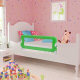 vidaXL Posteljno varovalo za malčke 2 kosa 102x42 cm zeleno | Shoptok.si