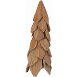 vidaXL Božično drevo z stojalom Rjava 50 cm Trdna tikovina | Shoptok.si