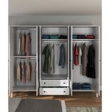 Hanah home drveni beli ormar frn 20011 | ePonuda.com