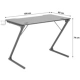 Livetastic GAMING MIZA kovina, leseni material črna | Shoptok.si
