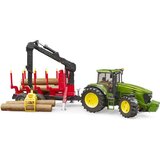 Bruder John Deere 7R 350 traktor s prikolicom i trupcima 03154 | shoptok.hr