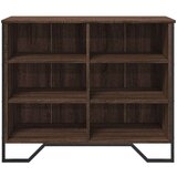  Komoda boja smeđeg hrasta 91x35 5x74 5 cm od konstruiranog drva | shoptok.hr