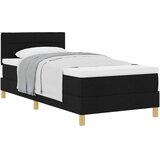  Krevet s opruga kutije s jastukom Crna 90 x 200 cm tkanina | shoptok.hr