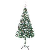 vidaXL Umestno božično drevo med 300 LED Zelena 180 cm PVC in Jeklo | Shoptok.si