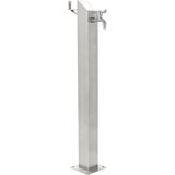  Vrtni vodni stolp nerjaveče jeklo kvadraten 95 cm | Shoptok.si