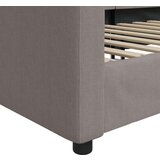  Dnevni krevet smeđesivi 90 x 200 cm od tkanine | shoptok.hr