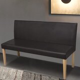 Klupa od umjetne kože 139,5 cm tamnosmeđa | Eponuda.com