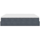  Ottoman krevet s madracem tamno sivi 160x200 cm baršun | shoptok.hr