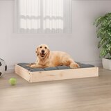 vidaXL Krevet za pse 71,5x54x9 cm od masivne borovine Cijene