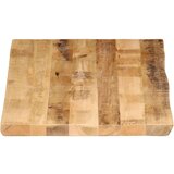 Stolna ploča sa živi rub 110x60x2 5cm masivno grubo drvo manga | shoptok.hr