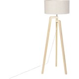 QAZQA Stojalo za talno svetilko les s senčilom poper 50 cm - Puros | Shoptok.si