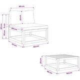  2 kom. Modularna kutna garnitura s jastucima | shoptok.hr