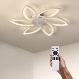  Brilagi-LED prigušiva svetiljka sa ventilatorom LED/50W/230V 3000-6500K bela + daljinski upravljač | Eponuda.com