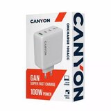  Punjač CU100ACC GaN, 100W, 3xPD 1xQC, Bijeli | Eponuda.ba
