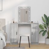 vidaXL Siva Sonoma Konstruirano drvo Standard Toaletni Stolić | shoptok.hr