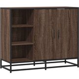 vidaXL Komoda smeđi hrast 92x35x76 cm izrađeno drvo | shoptok.hr