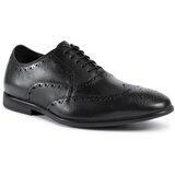Clarks Nizki čevlji Bampton Rhodes 261521117 Black Leather | Shoptok.si