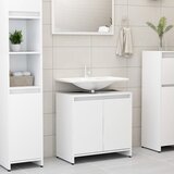 The Living Store Kopalniška omarica bela 60x33x61 cm iverna plošča - Kopalniška Omarica, (21436612) Cene