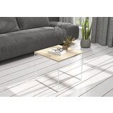 ADRK Moderna kavna mizica ELENA 50x50 - BELA-SONOMA HRAST | Shoptok.si