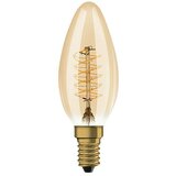 Osram LED svetlobni vir Vintage Edition 1906 v obliki žarnice E14 (E14, Možnost zatemnitve, Toplo bela, 250 lm, Sveča, Zlata) | Shoptok.si