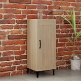 vidaXL Komoda sonoma hrast 34,5x34x90 cm inženirski les Cene