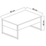 Hanah home klub sto Luxe 618BLY1353 | ePonuda.com