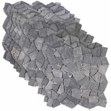 Mozaik pločice Tamnosiva 30 x 30 cm Mramor | shoptok.hr