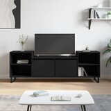 TV ormarić crni 160 x 35 x 55 cm od konstruiranog drva | shoptok.hr