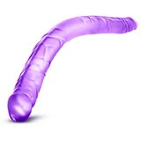 B Yours ljubičasti dupli dildo od PVC-a — 40 cm — 330417 Cene