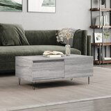 vidaXL Klubska mizica siva sonoma 90x50x36,5 cm inženirski les Cene
