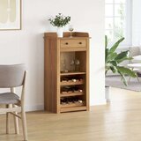 vidaXL Omara za vino Panama 57x40x111,5 cm trdna borovina | Shoptok.si
