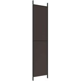 Sobna pregrada s 3 panela smeđa 150x220 cm od tkanine | shoptok.hr