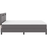  Konstrukcija kreveta s madracem Siva 160 x 200 cm Umjetna koža | shoptok.hr