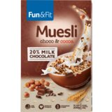 FUN&FIT Musli čoko kakao 250g | ePonuda.com
