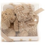 Bbo set plišana igračka + ćebence Rabbit Brown | ePonuda.com